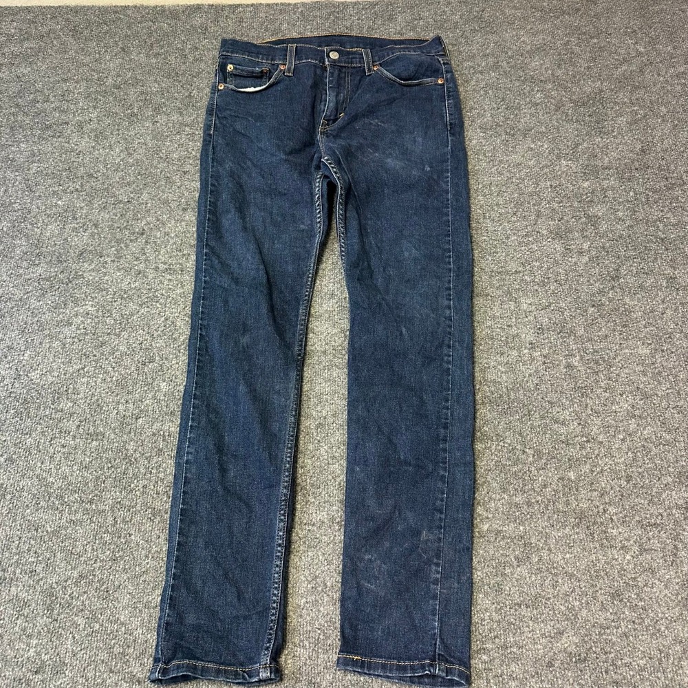 Levi Jeans Mens Size 30x32 Dark Wash 510 Skinny Fit Denim Casual Stained